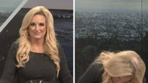 Presentadora del clima se desmayó en vivo en televisión