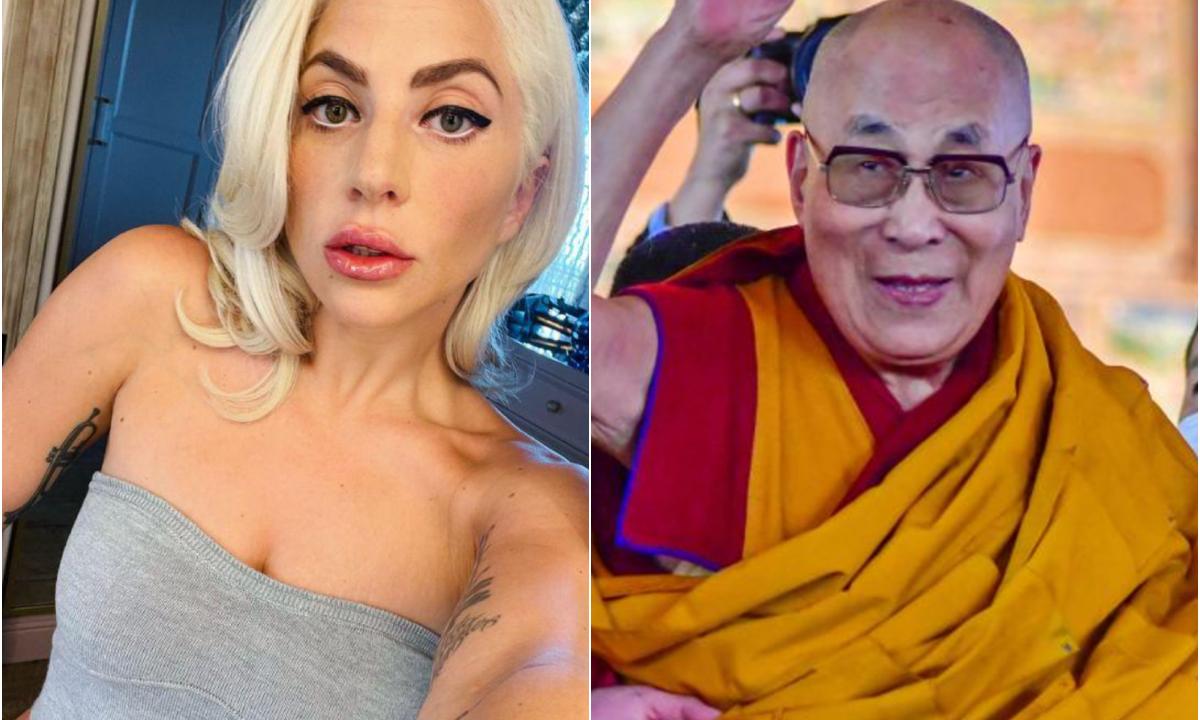 Ahora el Dalái Lama metiendo mano a Lady Gaga causa polémica