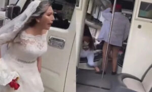Novia sorprende a su prometido siendo infiel minutos antes de la boda