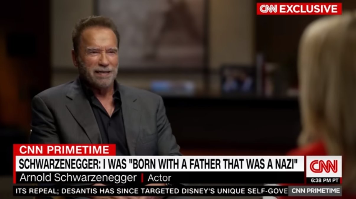 Schwarzenegger recordó el pasado nazi de su familia