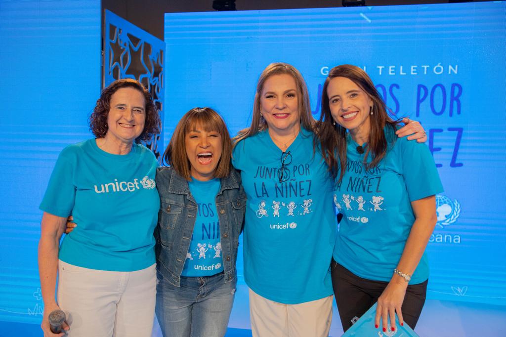 Gran Teletón de UNICEF “Juntos por la Niñez” recauda más de RD$13 millones en su tercera edición