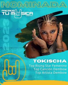 Tokischa se convierte en la cantante dominicana con mayor cantidad de nominaciones en Premios Tu Música Urbano 2023