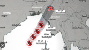 Ciclón Mocha se fortalece en India y dirige al campo de refugiados más grande del mundo