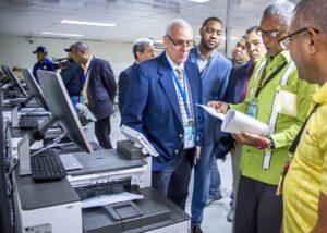Junta Central realiza primera prueba del sistema de cómputo electoral