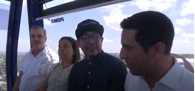 Inauguración de la Línea 2 del Teleférico de Santo Domingo.