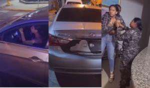 Video viral revela arresto de presunta fiscal que transitaba sin placa en Higüey