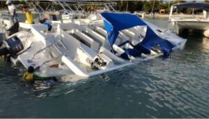 Un muerto y varios heridos al chocar dos embarcaciones en Bayahíbe