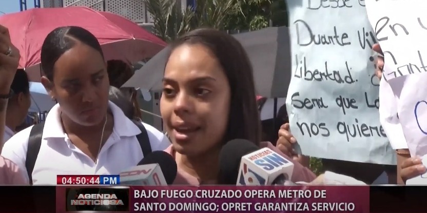 Empleados de Metro Santo Domingo retoman protesta este lunes