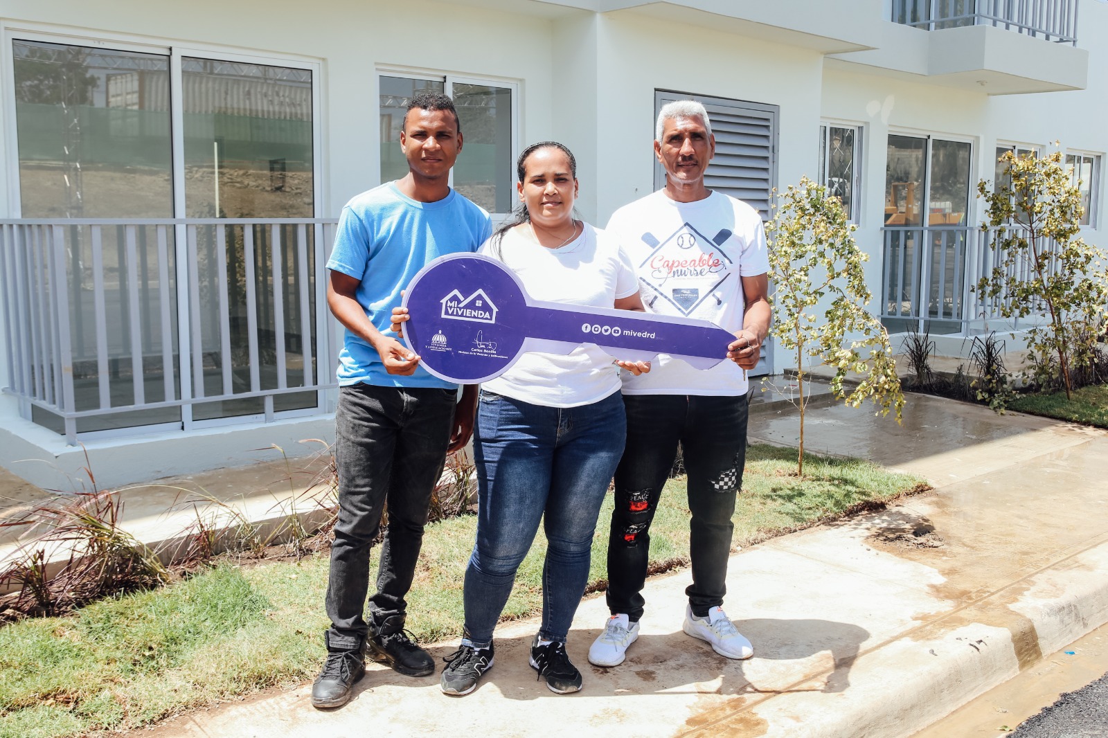 Presidente Abinader entrega 150 apartamentos a desplazados cañada de Gurabo en Santiago