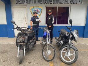 PN recupera motocicletas y desmantela banda dedicada al despojo de las mismas en SPM