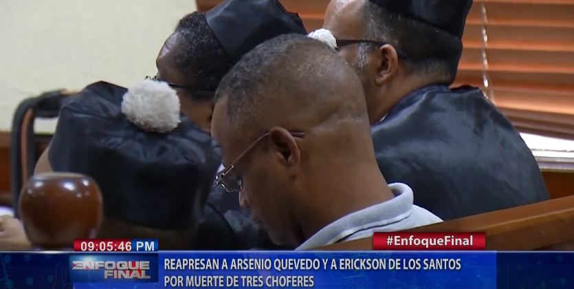 Arsenio Quevedo y Erickson de los Santos son reapresados