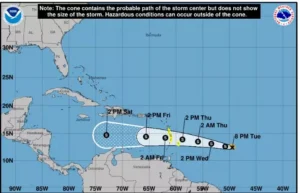 Tormenta tropical Bret se fortalece en trayecto a las Antillas Menores 
