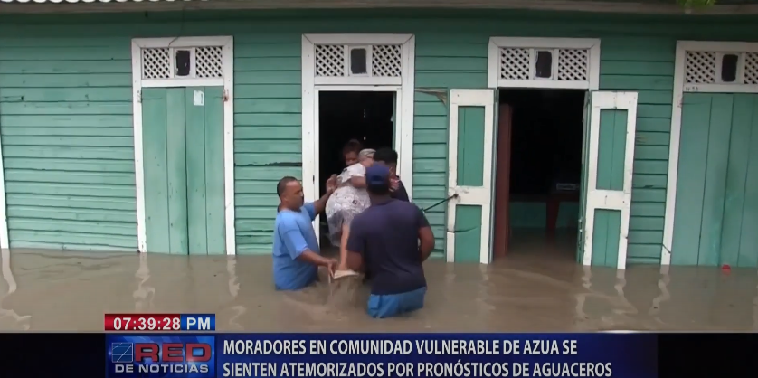 Moradores en Punta de Garza se sienten atemorizados por pronósticos de aguaceros