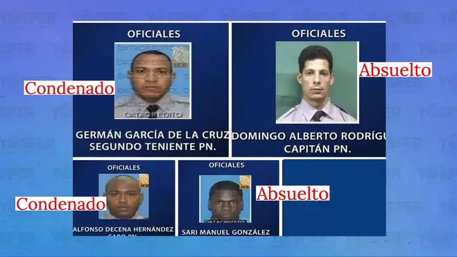 ¿Quiénes son los condenados del caso David de Los Santos?