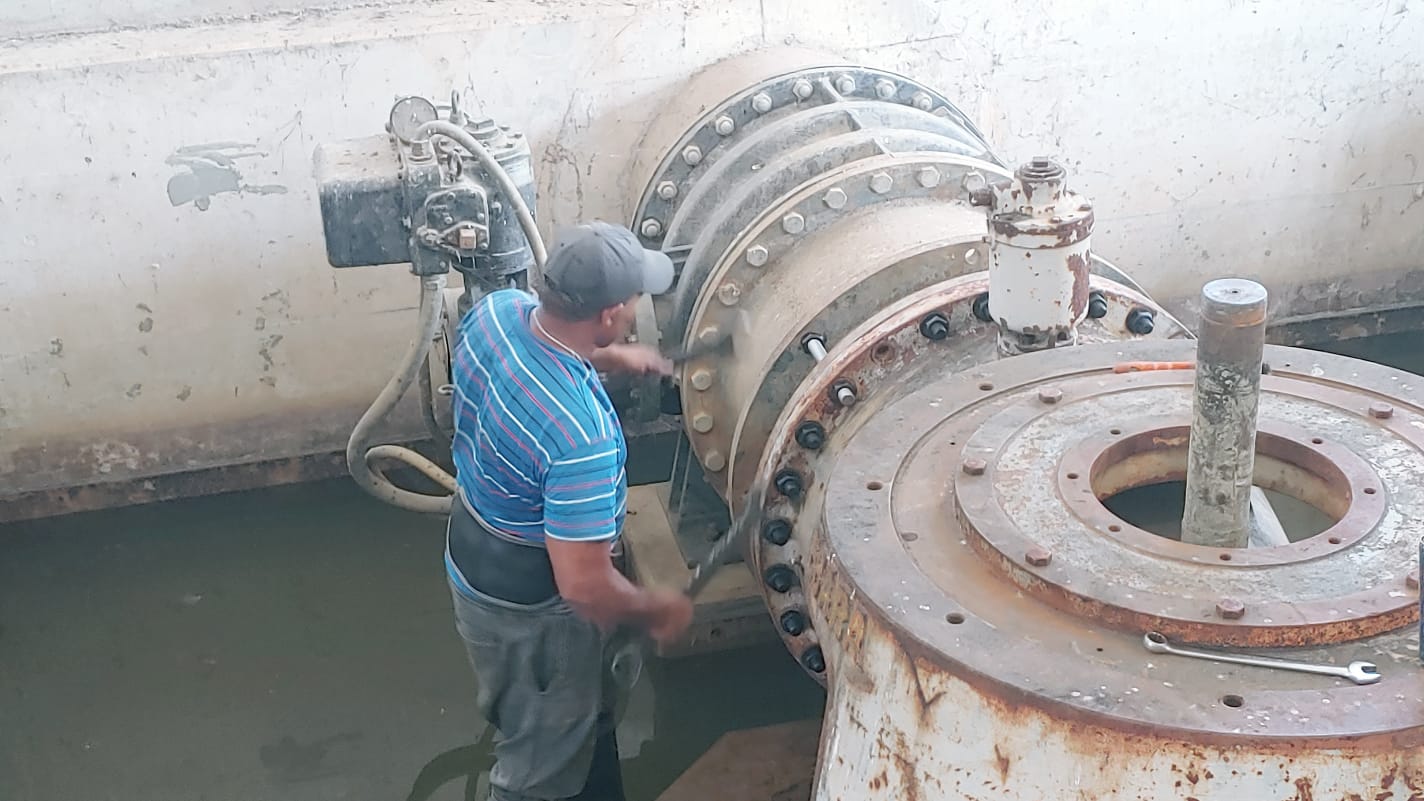 Indrhi instala tercera bomba en el bombeo Aglipo I para garantizar riego en zona de Arenozo