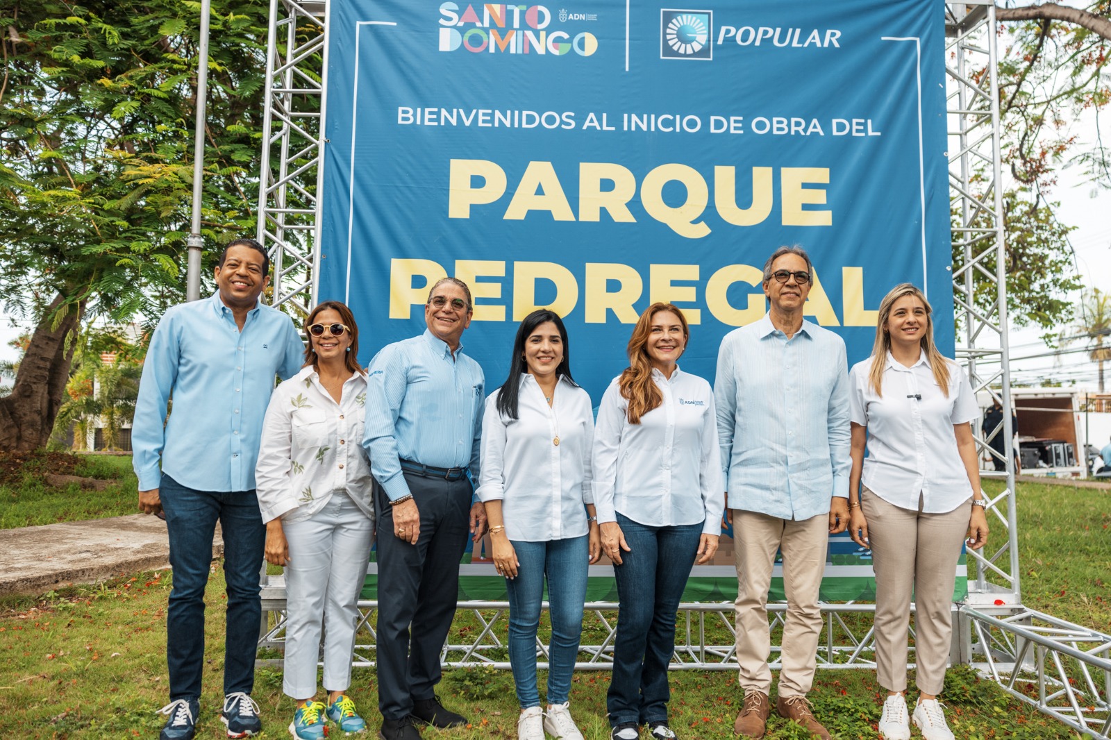Alcaldía del DN y Banco Popular inician trabajos del parque El Pedregal con una inversión de RD$14.5 millones