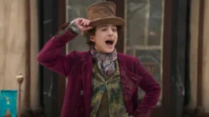 Timothée Chalamet aparece por primera vez como ‘Wonka’