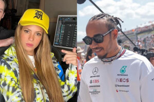 Lewis Hamilton alimenta rumores de romance con Shakira