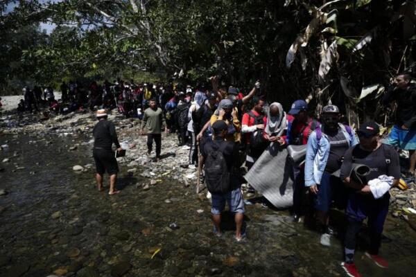 Migrantes irregulares han cruzado el Darién 