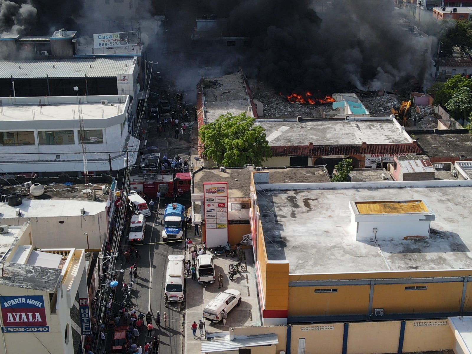 Afectados por explosión en San Cristóbal recibirán 50 mil pesos