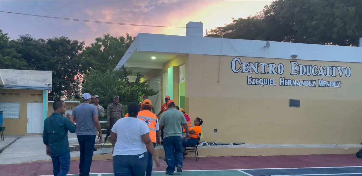 COE habilita albergues en Pedernales para asistir personas de zonas vulnerables