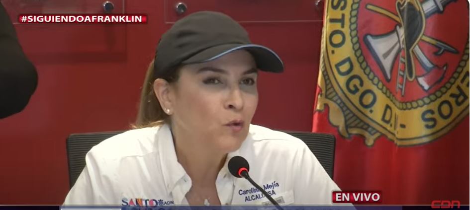 Alcaldesa Carolina Mejía asegura realiza labor preventiva por tormenta Franklin