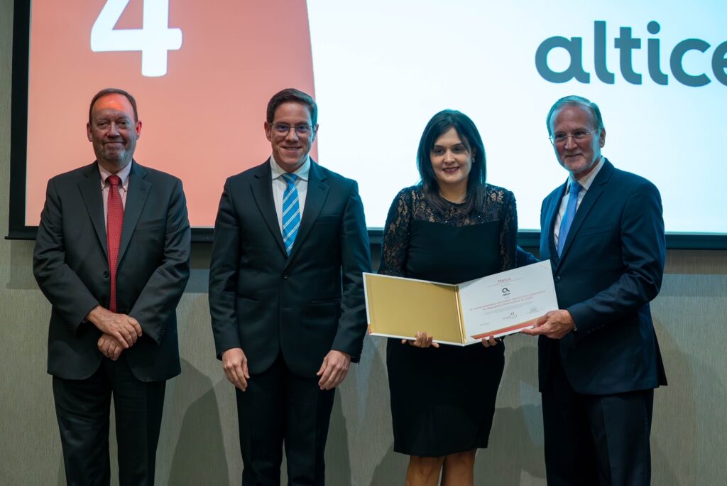 Altice es reconocida como cuarta empresa con mejor reputación