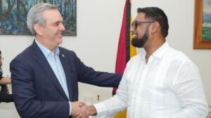 Presidente de Guyana inicia fortalecimiento de relaciones diplomáticas en RD  