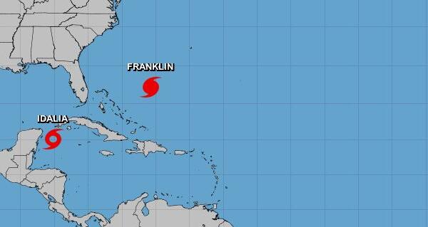 Se forma la tormenta Tropical Idalia entre México y Cuba y enfila hacia Florida