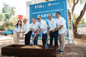 Alcaldía del DN y Banco Popular inician construcción del parque Cristo Libre, en Cristo Rey