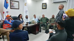 Autoridades de María Trinidad Sánchez se preparan ante la tormenta Franklin
