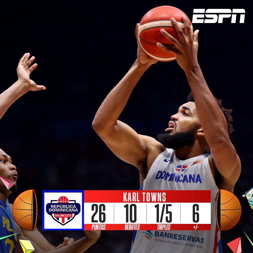República Dominicana vence a Filipinas en el Mundial de Baloncesto