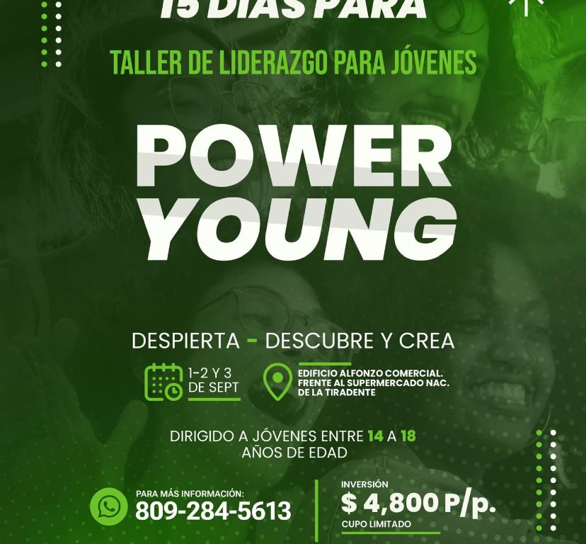 Celebran Taller de Liderazgo para jóvenes “Power Young”