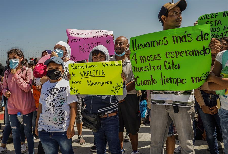 Brote de varicela y falta de vacunas azotan en frontera de México