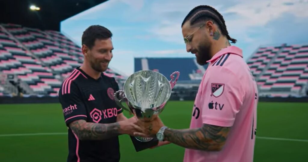 Maluma y Yandel estrenan el Videoclip de "Trofeo" con Messi