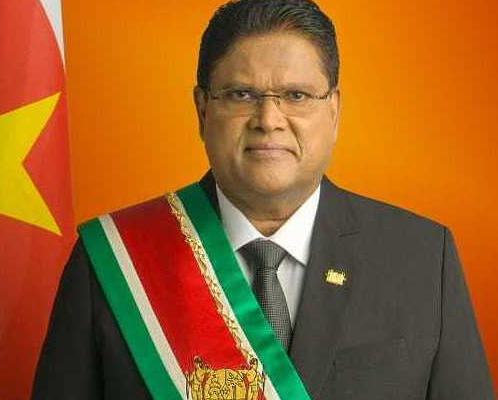 Presidente de Surinam llega el próximo miércoles al país en visita oficial a Luis Abinader. Foto: Fuente Externa