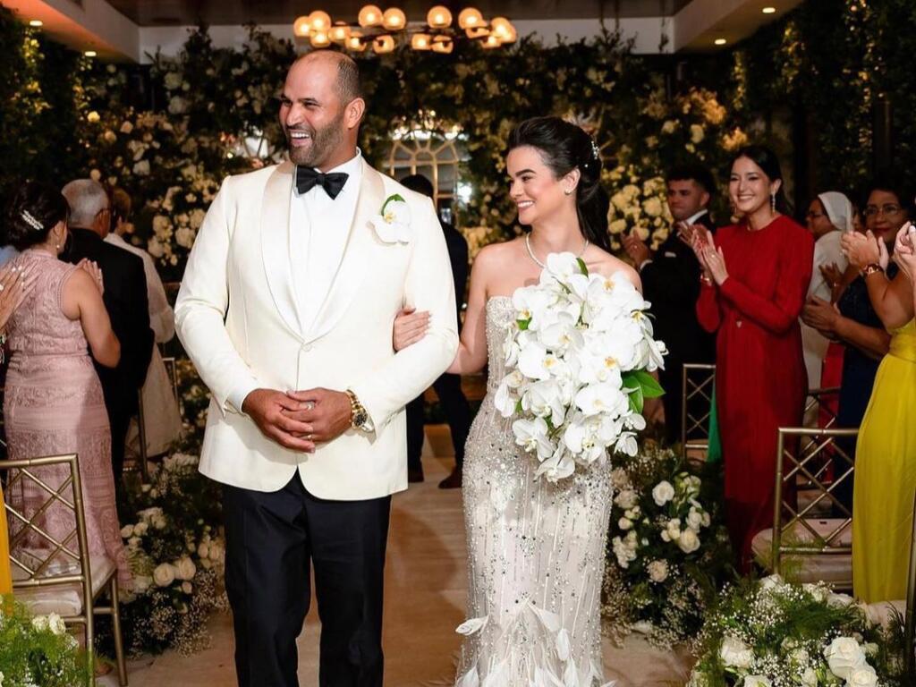 Las fotos de la boda de Albert Pujols y Nicole Fernández
