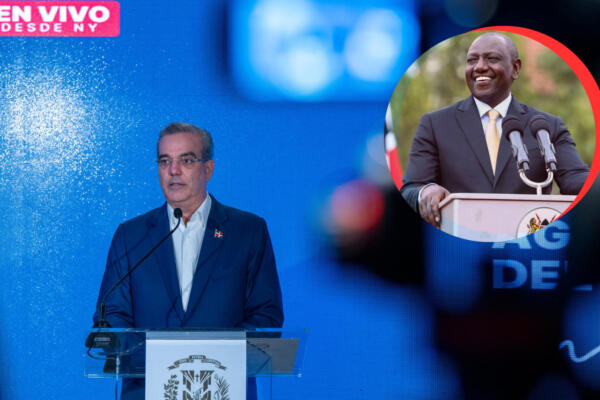 Abinader se reunirá con presidente de Kenia para tratar despliegue de una fuerza en Haití
