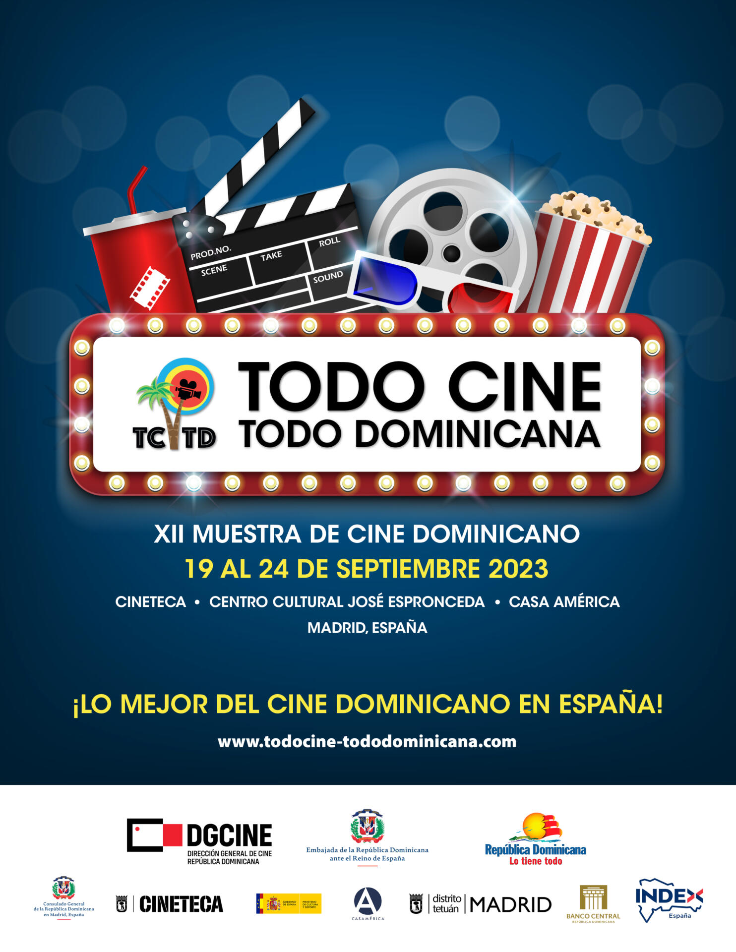 Todo Cine Todo Dominicana 2023 regresa a Madrid