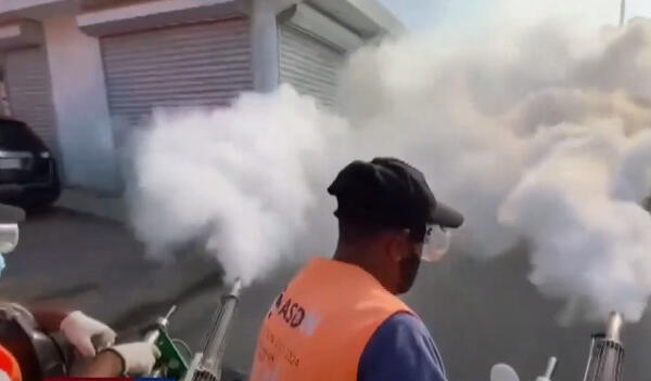 Intensifican jornadas de fumigación contra el dengue en SDN