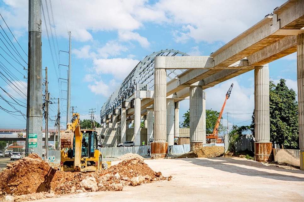 Avanzan los trabajos en la construcción de la segunda línea del Metro de Santo Domingo