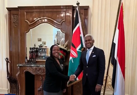 Encargados de negocios de embajadas de RD y Kenia en Egipto fortalecen relaciones; dialogan sobre Haití