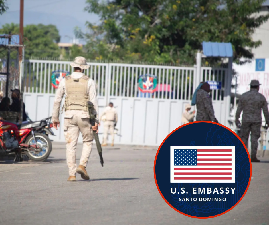 Embajada de EE.UU. advierte a sus ciudadanos que no puede facilitar entrada a República Dominicana desde Haití