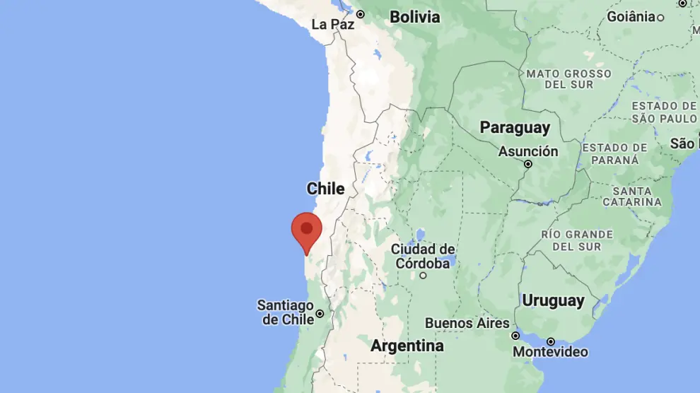 Un terremoto de magnitud 6,2 ocurre zona centro y norte de Chile