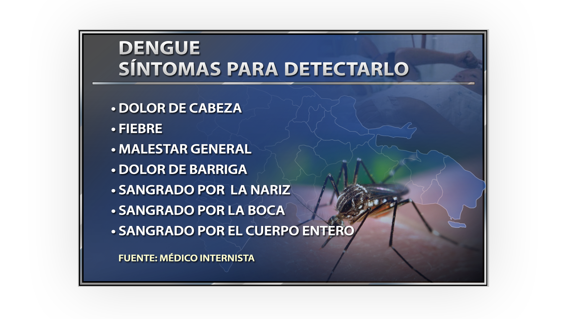 Como detectar si tienes dengue