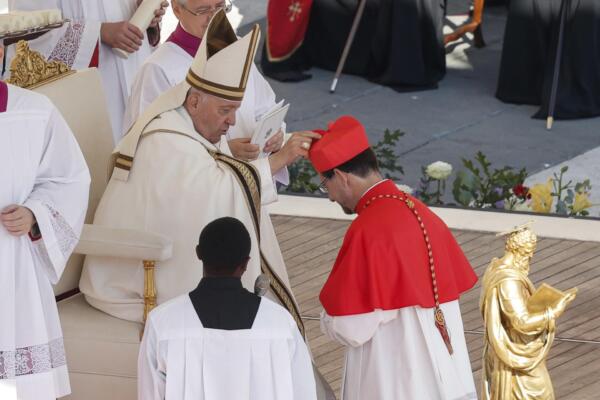 El papa Francisco nombra a 21 nuevos cardenales