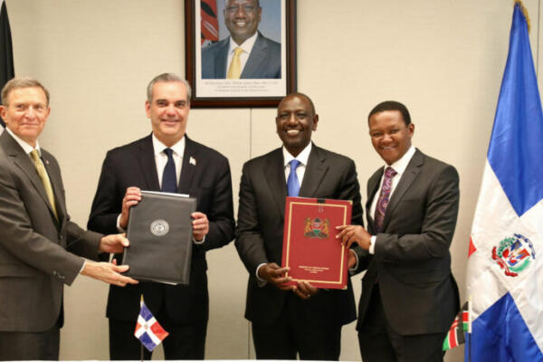 Kenia agradece a República Dominicana ofrecer apoyo a una posible fuerza de paz en Haití