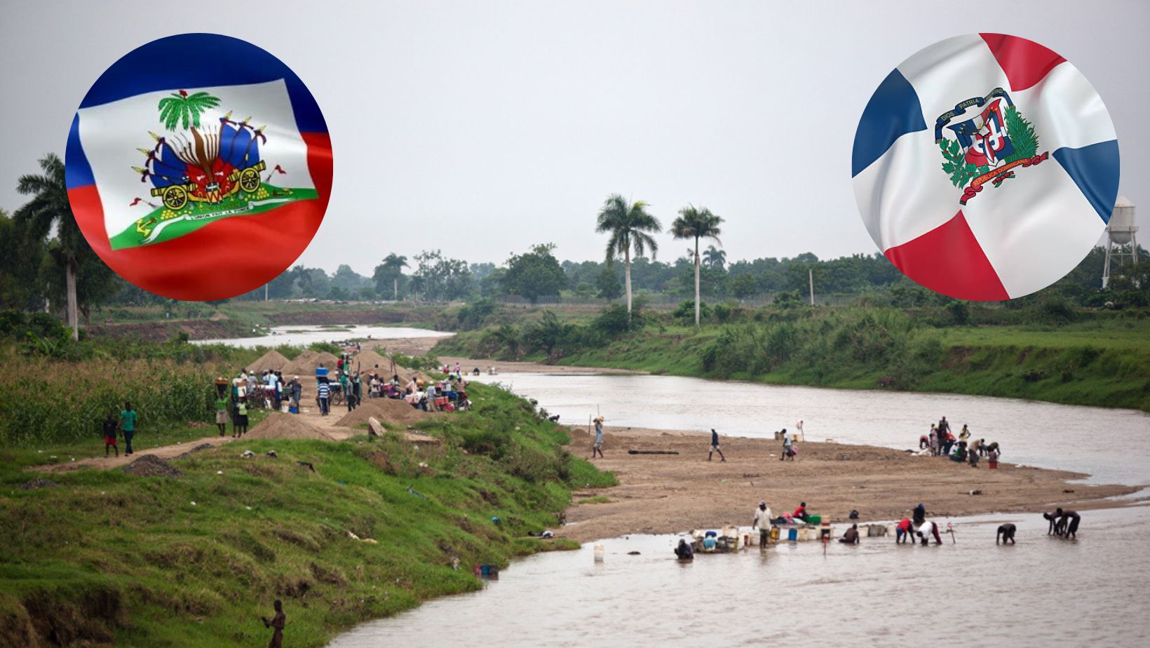 República Dominicana y Haití río Masacre