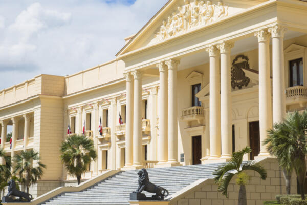 El Palacio Nacional de la República Dominicana.