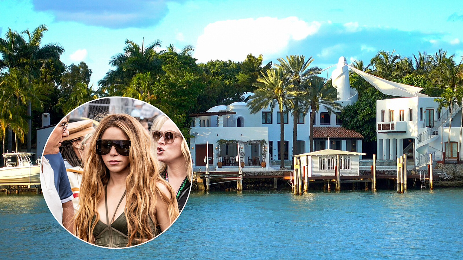 Shakira y sus hijos sufren accidente en un muelle de Miami